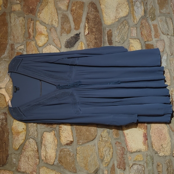 Torrid GAUZE LACE UP SKATER DRESS - Picture 4 of 15